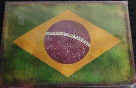Tac Signs  - brazil Flag green/yellow - Tac Signs - TACMk3D09 - TACMk3D09 | Toms Modelautos