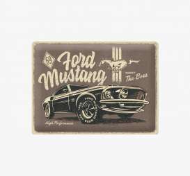 Tac Signs 3D  - Mustang beige/black - Tac Signs - NA23311 - tac3D23311 | Toms Modelautos