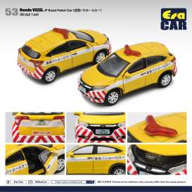Honda  - Vezel yellow/white - 1:64 - Era - HA21VERN53 - EraHA21VERN53 | Toms Modelautos