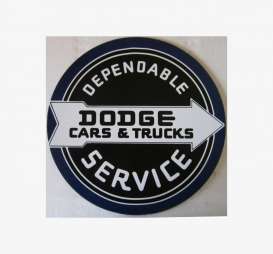 Tac Signs  - Dodge black/blue/white - Tac Signs - R98567 - tacR98567 | Toms Modelautos