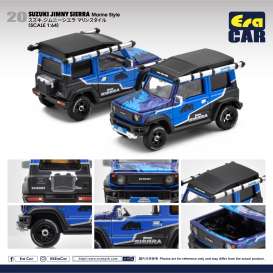 Suzuki  - Jimny 2020 blue - 1:64 - Era - SU21JSRN2001 - Era21JSRN2001 | Toms Modelautos