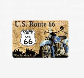 Tac Signs 3D  - Route 66 beige/blue/white - Tac Signs - NA20208 - tacM3D20208 | Toms Modelautos