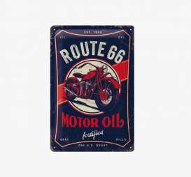 Tac Signs 3D  - Route 66, Indian blue/red - Tac Signs - NA22315 - tacM3D22315 | Toms Modelautos