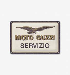 Tac Signs 3D  - Moto Guzzi beige/brown - Tac Signs - NA22317 - tacM3D22317 | Toms Modelautos
