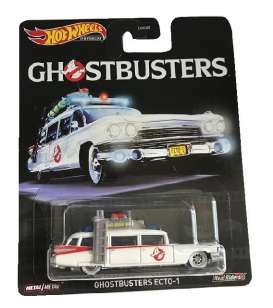 Cadillac  - Ghostbusters Ecto 1 1959 white/red - 1:64 - Hotwheels - GJR39 - hwmvGJR39 | Toms Modelautos
