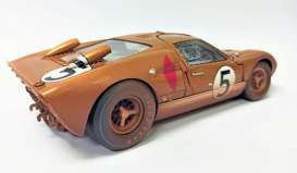Ford  - GT40 MKII #5 1966 gold - 1:18 - Shelby Collectibles - shelby403R | Toms Modelautos