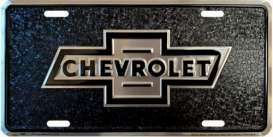 Funny Plates  - Chevrolet black/silver - Tac Signs - 2829 - fun2829 | Toms Modelautos