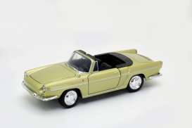 Renault  - Caravelle convertible 1959 green - 1:24 - Welly - 24068C - welly24068Cgn | Toms Modelautos