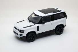 Land Rover  - Defender 2020 white - 1:24 - Welly - 24110 - welly24110cr | Toms Modelautos