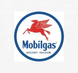 Tac Signs  - Mobilgas white/blue/red - Tac Signs - D610 - tacD610 | Toms Modelautos