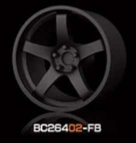 Wheels &amp; tires Rims & tires - 2021 flat black - 1:64 - Mot Hobby - BC26402-FB - MotBC26402-FB | Toms Modelautos