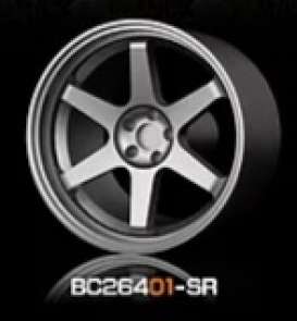 Wheels &amp; tires Rims & tires - 2021 silver - 1:64 - Mot Hobby - BC26401-SR - MotBC26401-SR | Toms Modelautos