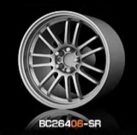Wheels &amp; tires Rims & tires - 2021 silver - 1:64 - Mot Hobby - BC26406-SR - MotBC26406-SR | Toms Modelautos