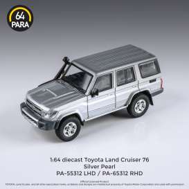 Toyota  - Land Cruiser  silver pearl - 1:64 - Para64 - 65312R - pa65312R | Toms Modelautos
