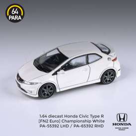 Honda  - Civic Type R FN2 white - 1:64 - Para64 - 65392R - pa65392R | Toms Modelautos