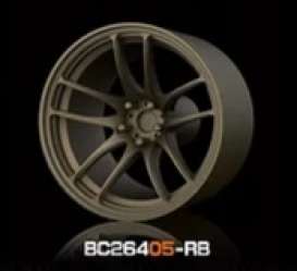 Wheels &amp; tires Rims & tires - 2021 bronze - 1:64 - Mot Hobby - BC26405-RB - MotBC26405-RB | Toms Modelautos