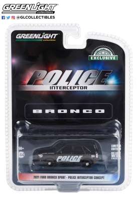 Ford  - Bronco 2021 black/white - 1:64 - GreenLight - 30339 - gl30339 | Toms Modelautos
