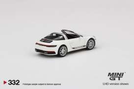 Porsche  - 911 Targa 4S white - 1:64 - Mini GT - 00332-R - MGT00332rhd | Toms Modelautos