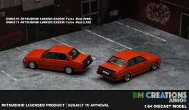 Mitsubishi  - Lancer EX2000 Turbo red - 1:64 - BM Creations - 64B0211 - BM64B0211LHD | Toms Modelautos