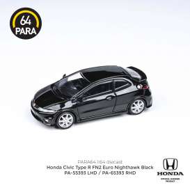 Honda  - Civic Type R FN2 black - 1:64 - Para64 - 65393R - pa65393R | Toms Modelautos
