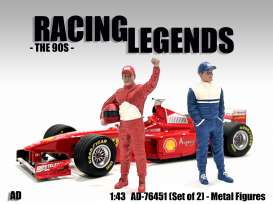Figures  - Racing Legends 90's  - 1:43 - American Diorama - 76451 - AD76451 | Toms Modelautos