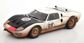 Ford  - GT40 #98 1966 white/black/dirt - 1:18 - Shelby Collectibles - SC-432/white - shelby432 | Toms Modelautos