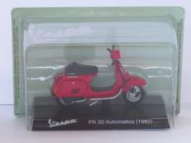 Vespa  - PK 50 Automatica 1985 red - 1:18 - Magazine Models - X26ALA0057 - MagVes0057 | Toms Modelautos