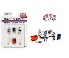 Figures  - Mail service 2022 various - 1:64 - American Diorama - 76491 - AD76491 | Toms Modelautos