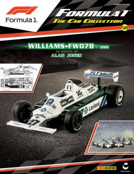 Williams  - FW07B #27 Alan Jones 1980 white/green - 1:43 - Magazine Models - magF1FW07B | Toms Modelautos