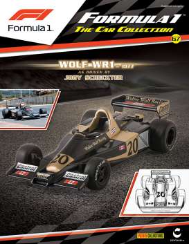 Wolf  - WR1 #20 J. Scheckter 1977 brown/gold - 1:43 - Magazine Models - magF1WolfWR1 | Toms Modelautos