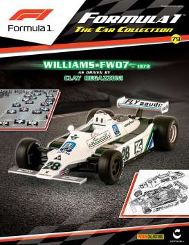 Williams  - FW07 #28 C. Regazzoni 1979 white/green - 1:43 - Magazine Models - magF1FW07 | Toms Modelautos