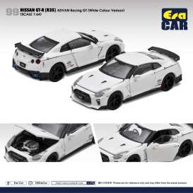Nissan  - GT-R 2020 white - 1:64 - Era - NS21GTR99 - EraNS21GTR099 | Toms Modelautos