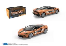 McLaren  - Gt 60th Anniversary 2017 copper/black - 1:24 - Welly - 24105S-W - welly24105S | Toms Modelautos