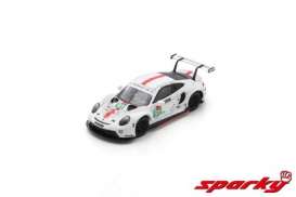 Porsche  - 911 RSR-19 2021 white/red - 1:64 - Spark - Y271 - spaY271 | Toms Modelautos