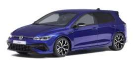 Volkswagen  - Golf VIII R 2021 blue - 1:18 - OttOmobile Miniatures - OT413 - otto413 | Toms Modelautos