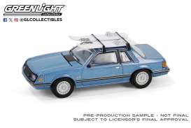 Ford  - Mustang 1981 blue - 1:64 - GreenLight - 30510 - gl30510 | Toms Modelautos