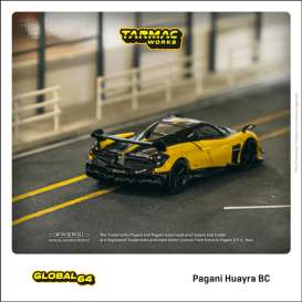 Pagani  - Huayra yellow/black - 1:64 - Tarmac - T64G-TL014-YL - TC-T64GTL014YL | Toms Modelautos