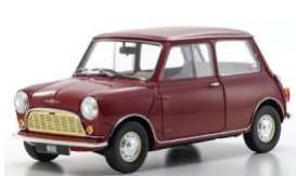 Morris  - Mini Minor 1967 red - 1:18 - Kyosho - Kyo8964R0 - kyo8964R0 | Toms Modelautos