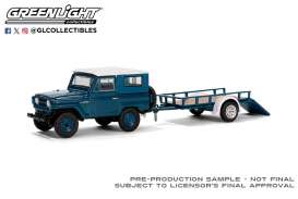 Nissan  - Patrol  1961 blue - 1:64 - GreenLight - 32310A - gl32310A | Toms Modelautos