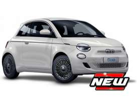 Fiat  - 500e 2021 white - 1:43 - Bburago - 30456W - bura30456W | Toms Modelautos
