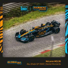 McLaren  - MCL36 orange/blue/black - 1:64 - Tarmac - T64G-F041-DR3 - TC-T64G-F041DR3 | Toms Modelautos