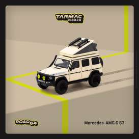 Mercedes Benz  - AMG G63 beige/white - 1:64 - Tarmac - T64R-040-CAMP - TC-T64R040Camp | Toms Modelautos