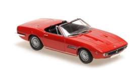 Maserati  - Ghibli Spyder 1969 red - 1:43 - Maxichamps - 940123330 - mc940123330 | Toms Modelautos