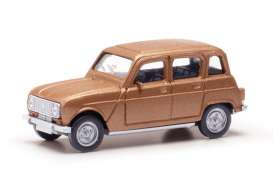 Renault  - R4 beige metallic - 1:87 - Herpa - H30199-002 - herpa030199-002 | Toms Modelautos