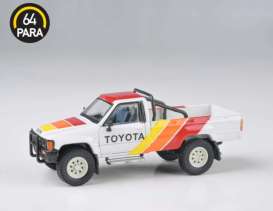 Toyota  - Hilux Single Cab 1984 white/red/orange/yellow - 1:64 - Para64 - 55525 - pa55525lhd | Toms Modelautos