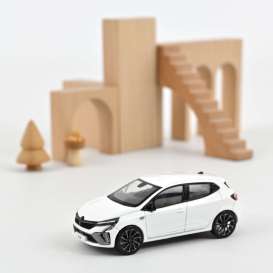 Renault  - Clio 2024 white - 1:43 - Norev - 517578 - nor517578 | Toms Modelautos